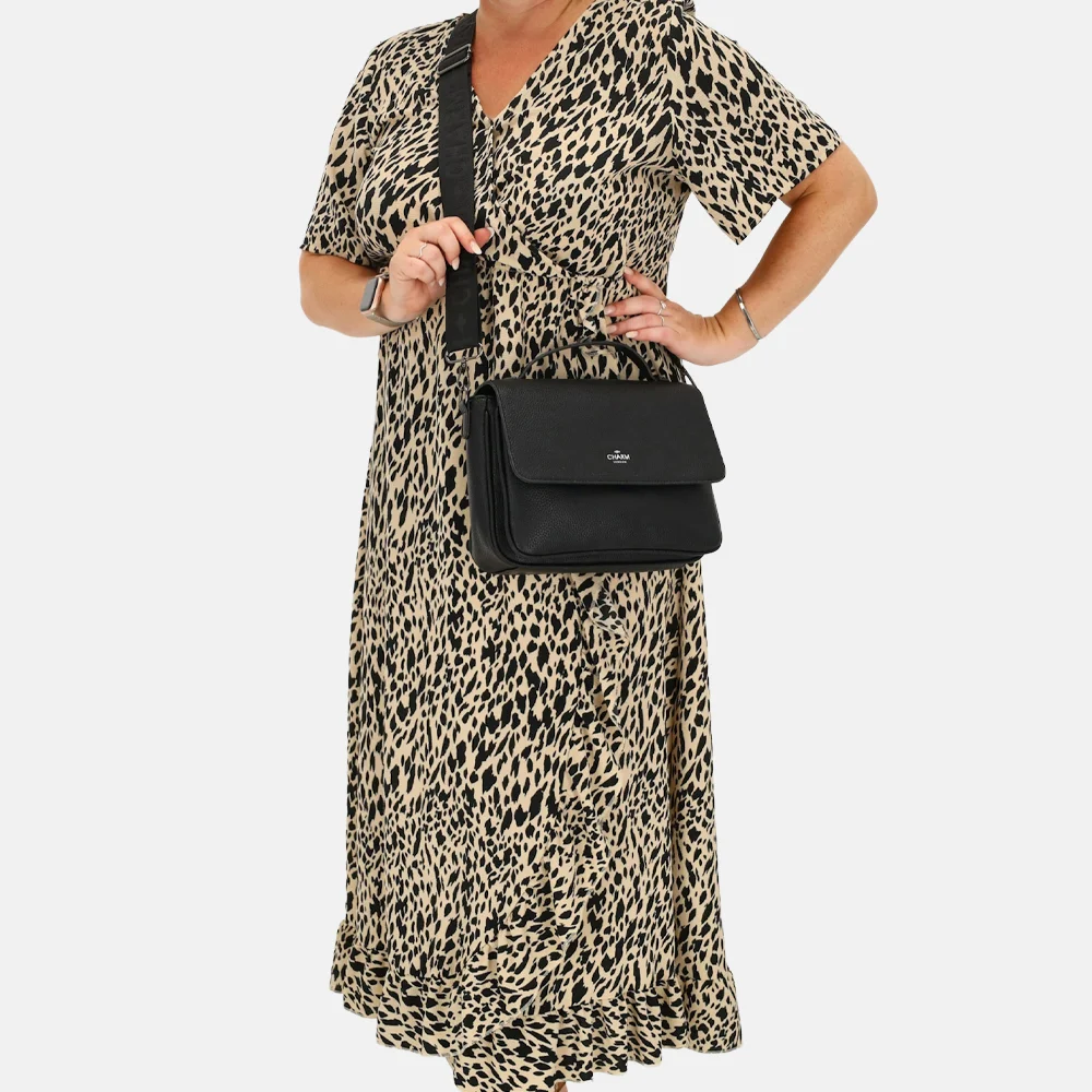 Charm London Mulberry street crossbody tas zwart bij Duifhuizen