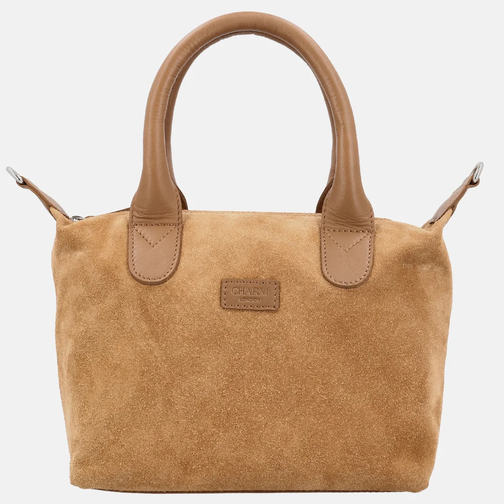 Charm London Buckingham Royal handtas M suede camel