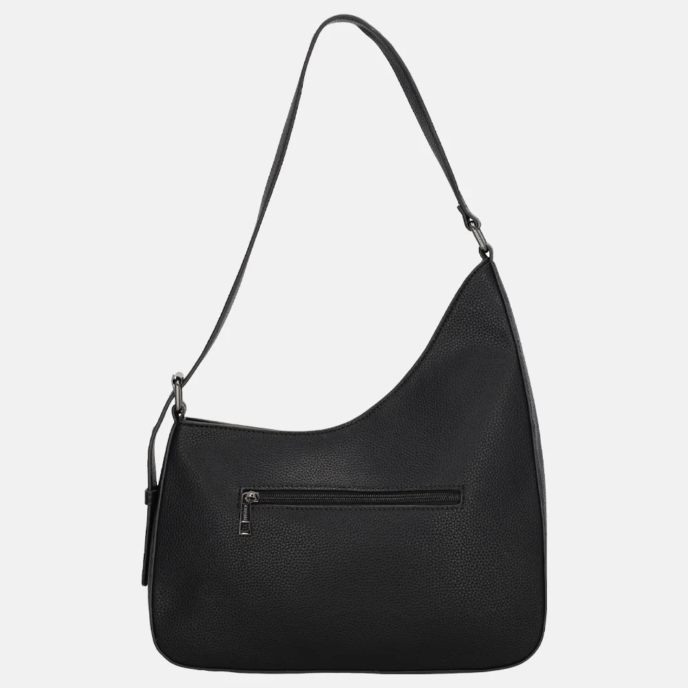 Charm London Mondmarte schoudertas zwart bij Duifhuizen