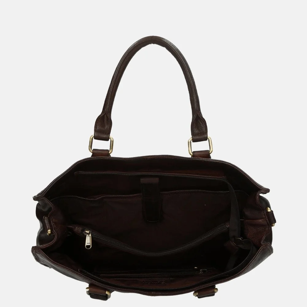 Enrico Benetti laptoptas 15 inch bruin bij Duifhuizen