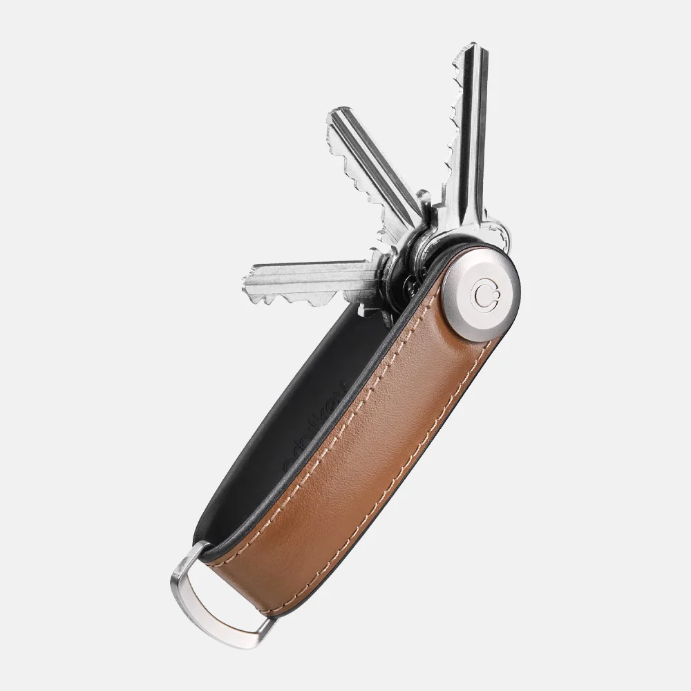 Orbitkey Hybrid Leather sleutelhanger acorn bij Duifhuizen