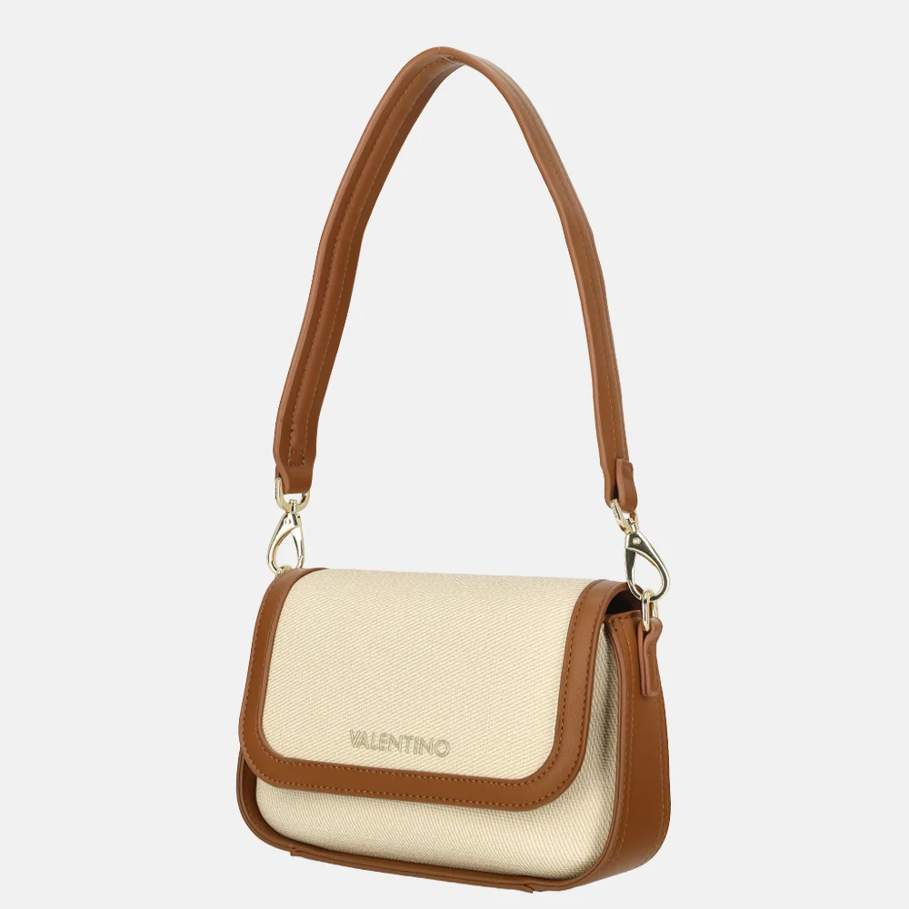 Valentino Bags Atena Re crossbody tas naturale/cuoi bij Duifhuizen