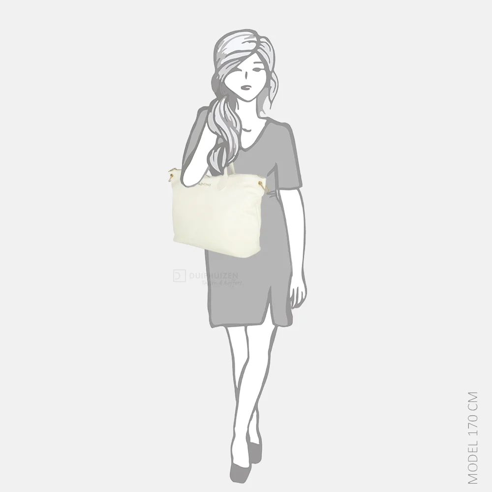 Valentino Bags Dea Re shopper bianco bij Duifhuizen
