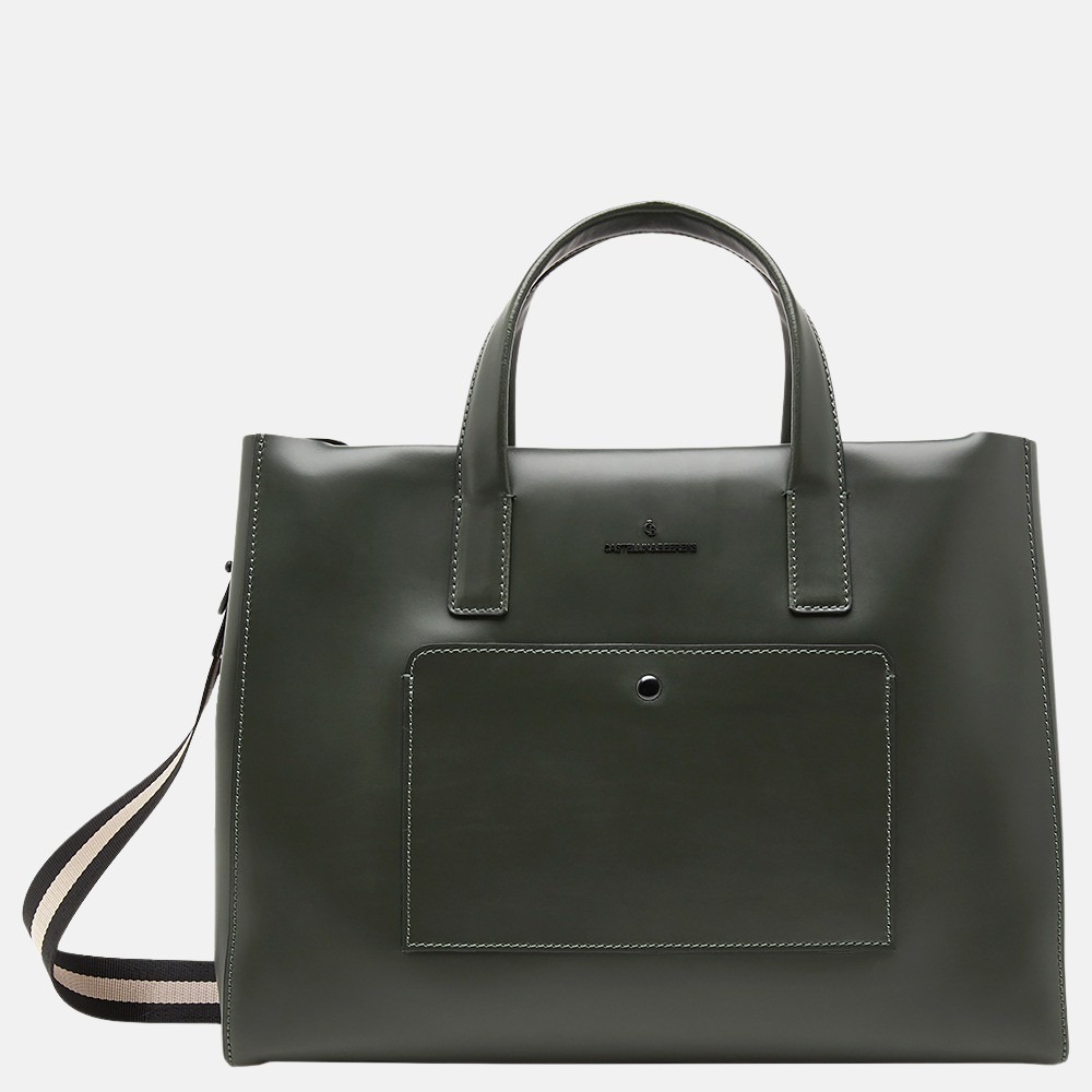 Castelijn & Beerens Dama Sofie laptoptas 15.6 inch dark military bij Duifhuizen