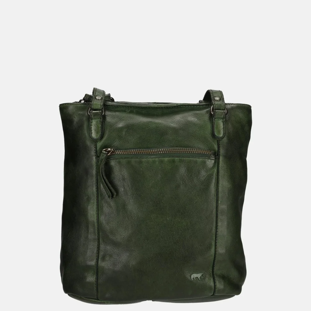 Bear Design shopper olive bij Duifhuizen