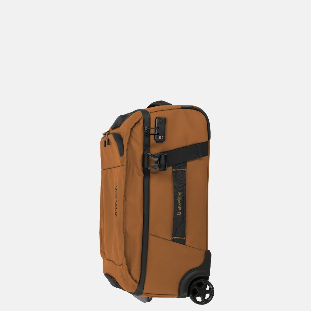 Travelite Briize reistas op wielen 55 cm curry bij Duifhuizen
