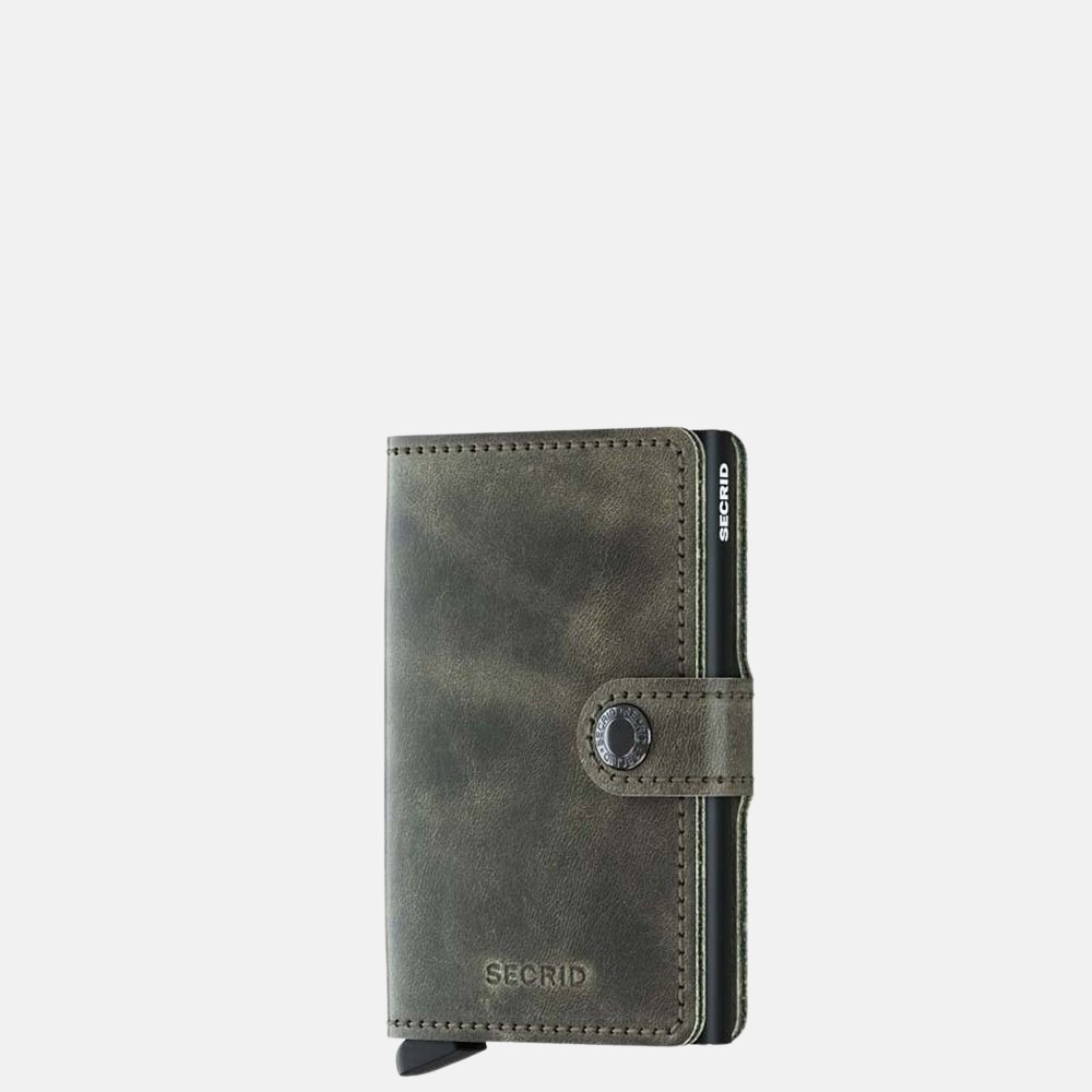 Secrid Miniwallet pasjeshouder vintage olive-black