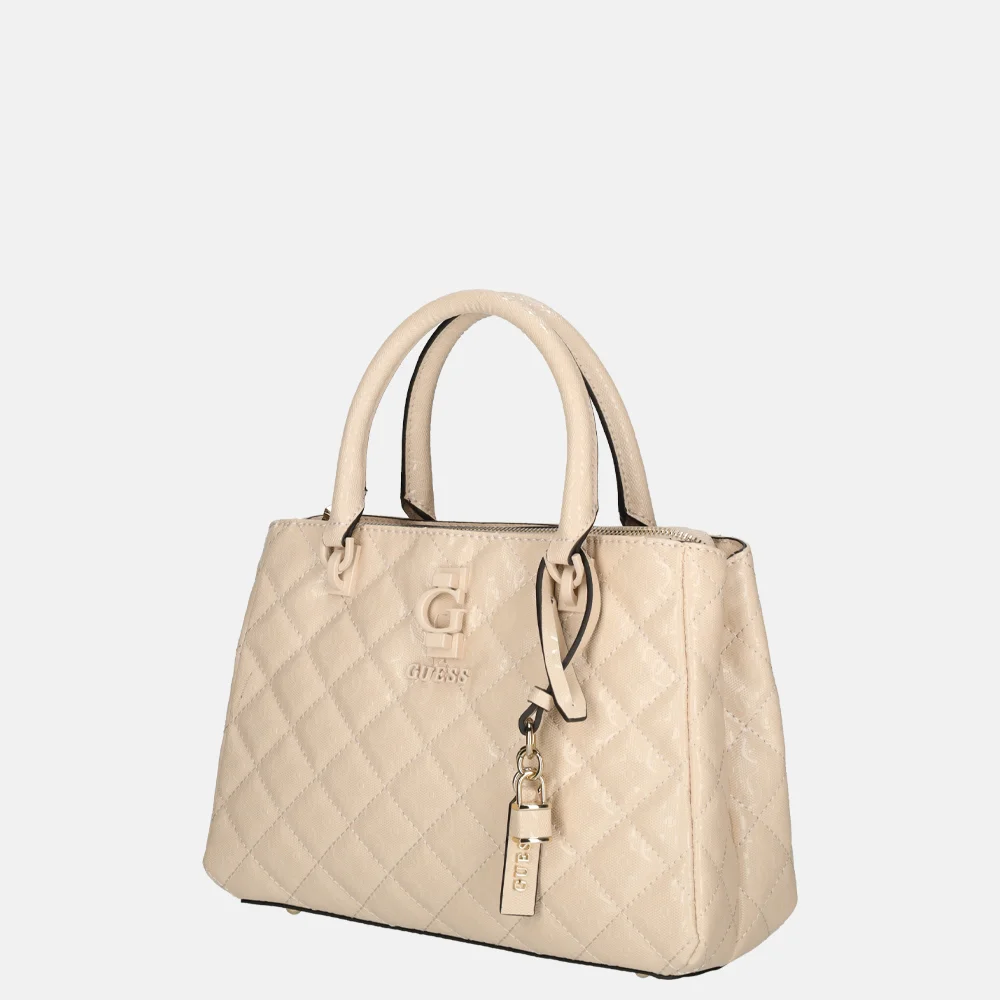 Guess Bessey Luxury handtas sand bij Duifhuizen
