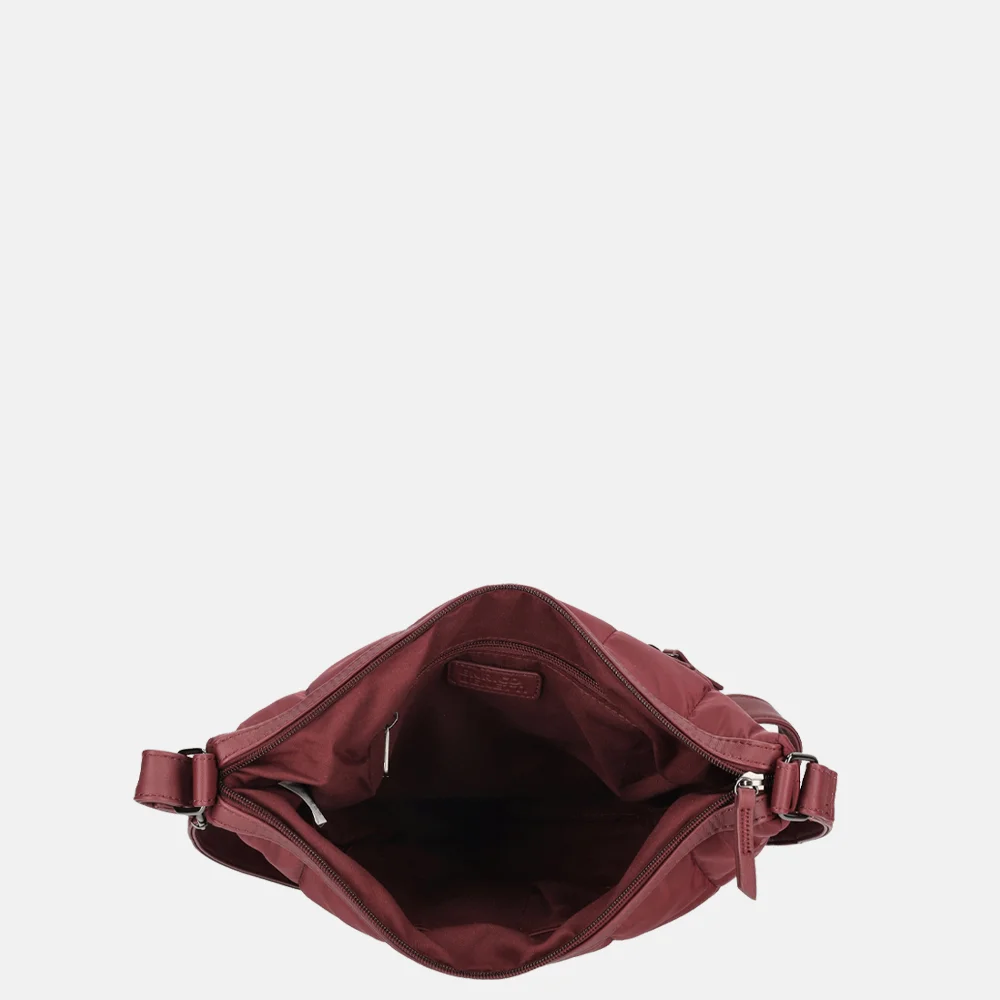 Enrico Benetti Demi crossbody tas bordeaux bij Duifhuizen