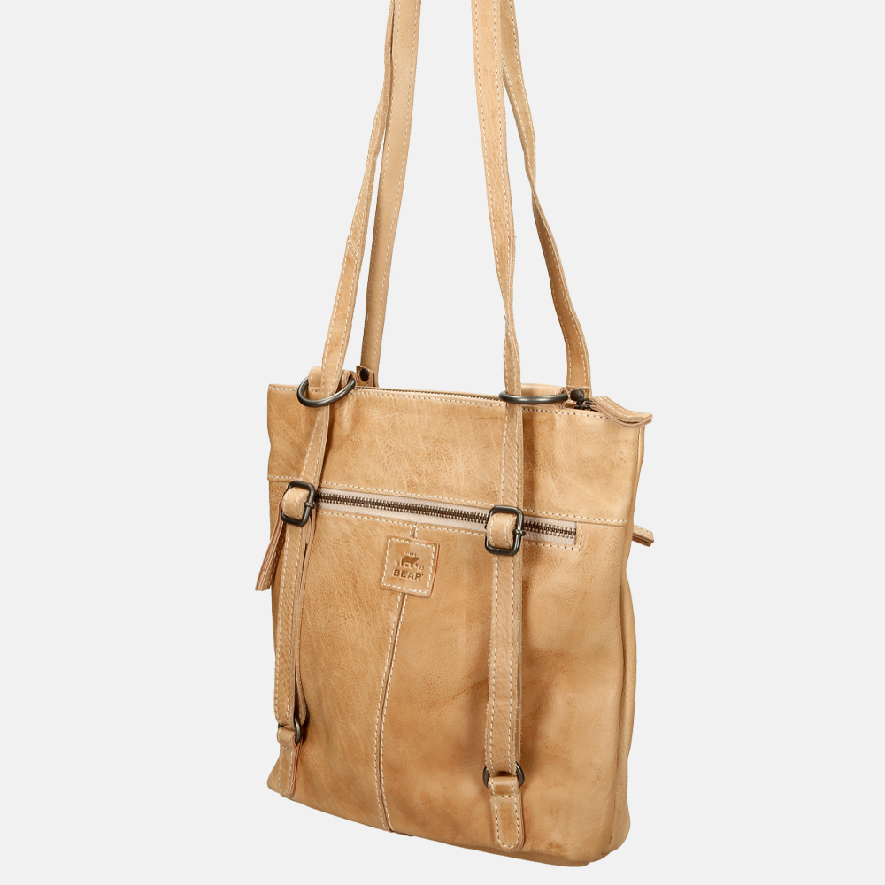 Bear Design shopper/rugzak baltic beige bij Duifhuizen