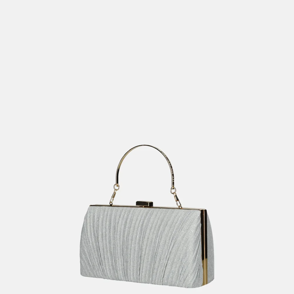 Firenze clutch silver bij Duifhuizen