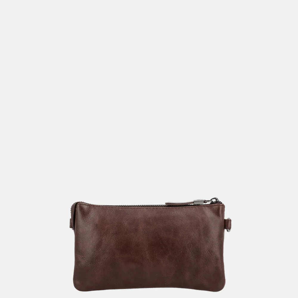 Hide & Stitches Porto crossbody tas S donkerbruin bij Duifhuizen