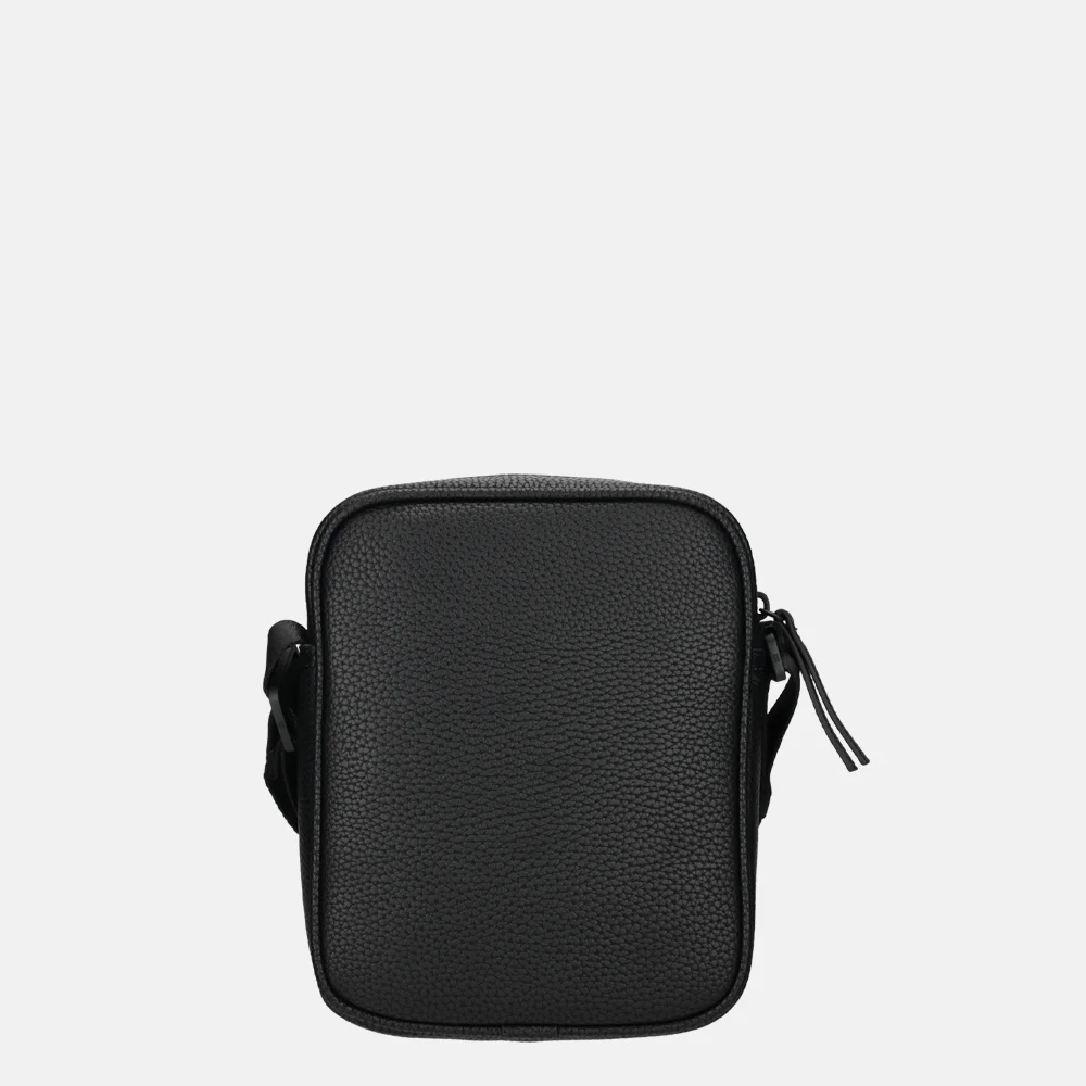 Tommy Hilfiger Essential PU mini reporter crossbody tas black bij Duifhuizen