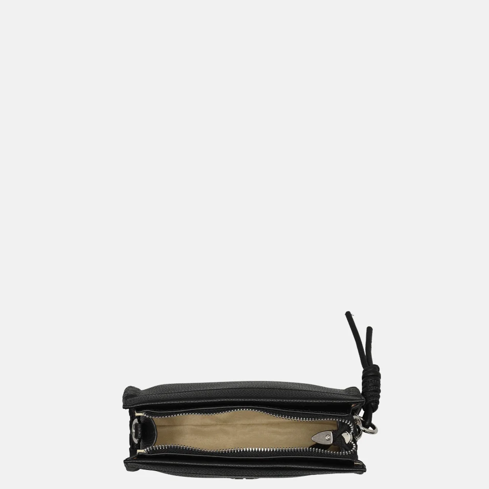 Laurent David Estee crossbody tas zwart bij Duifhuizen