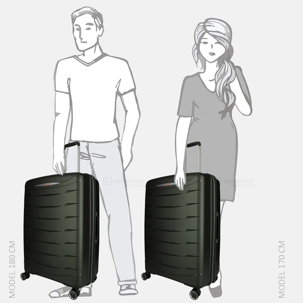 Jump Furano 2 koffer 76 cm Kaki bij Duifhuizen