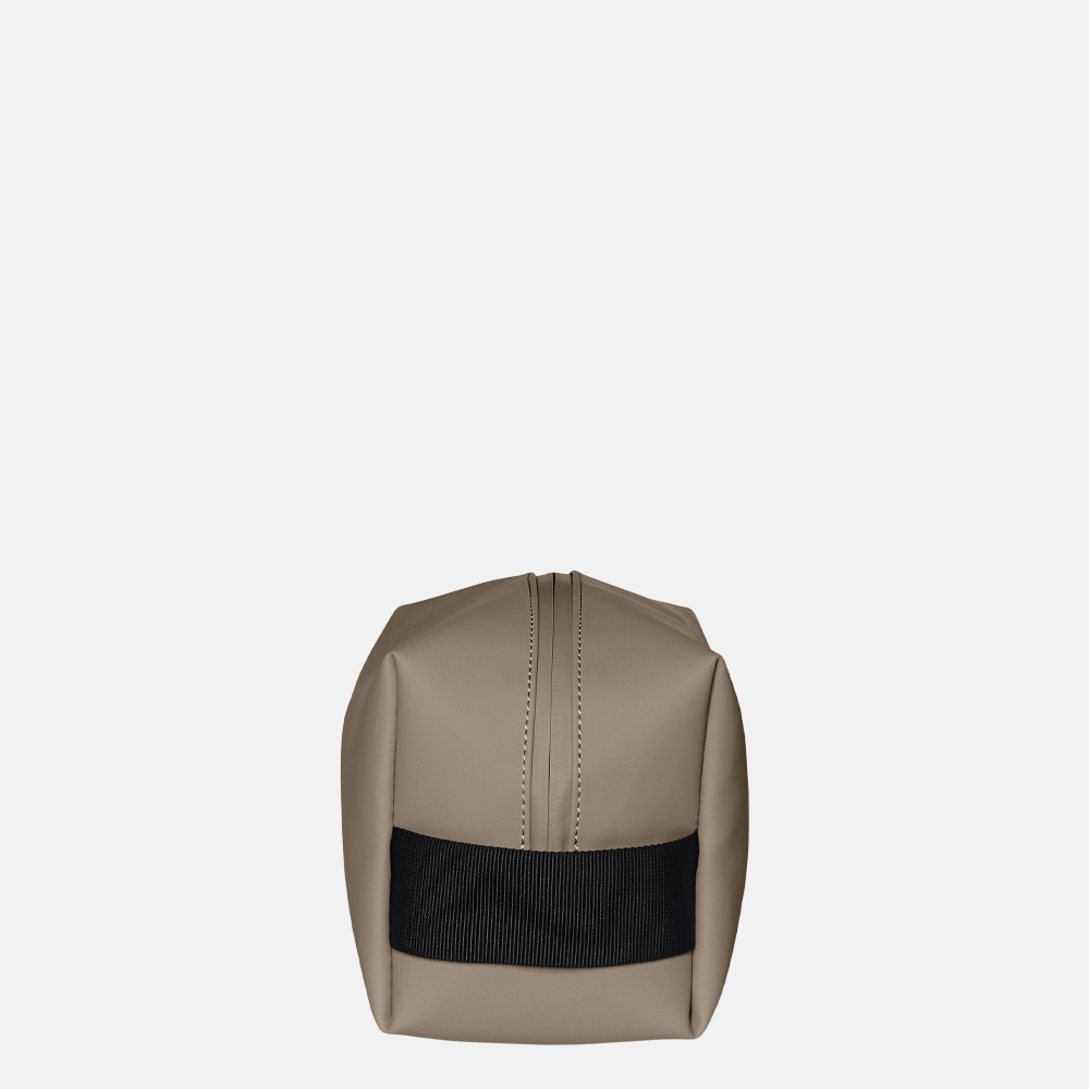 Rains Wash Bag toilettas S taupe bij Duifhuizen