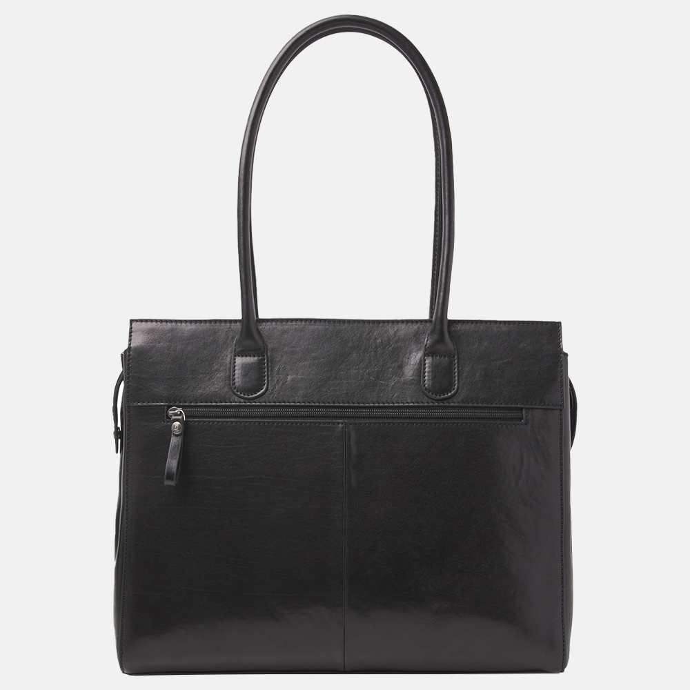 Castelijn & Beerens Gaucho Ellen laptoptas 15.6 inch zwart  bij Duifhuizen