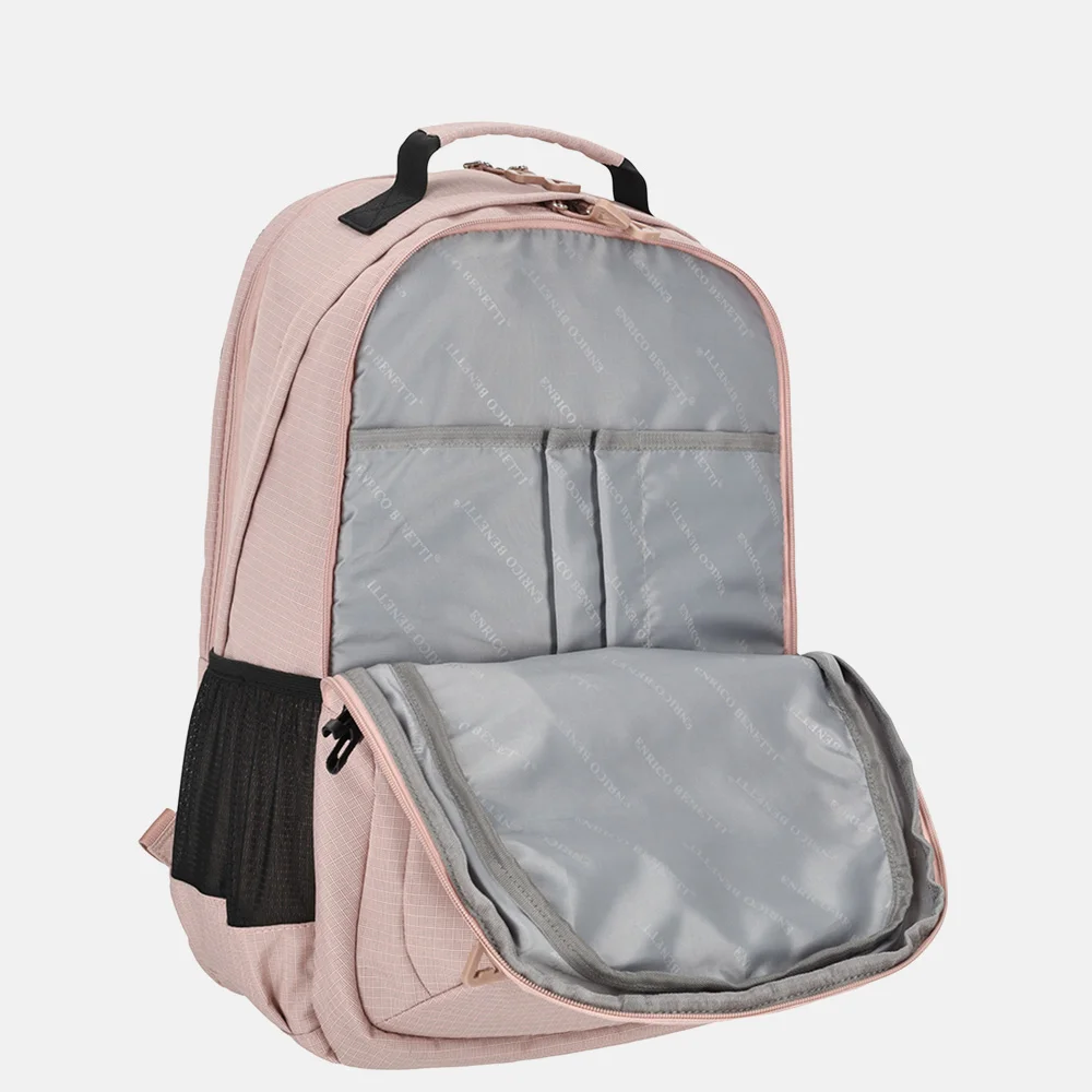 Enrico Benetti Luzern rugzak 17 inch pink bij Duifhuizen