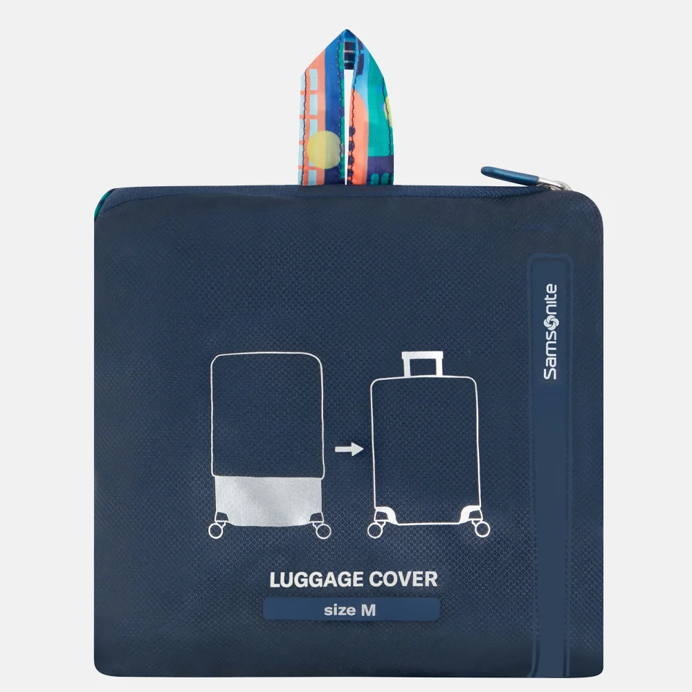 Samsonite Kofferhoes M City Print 68 cm Multi bij Duifhuizen