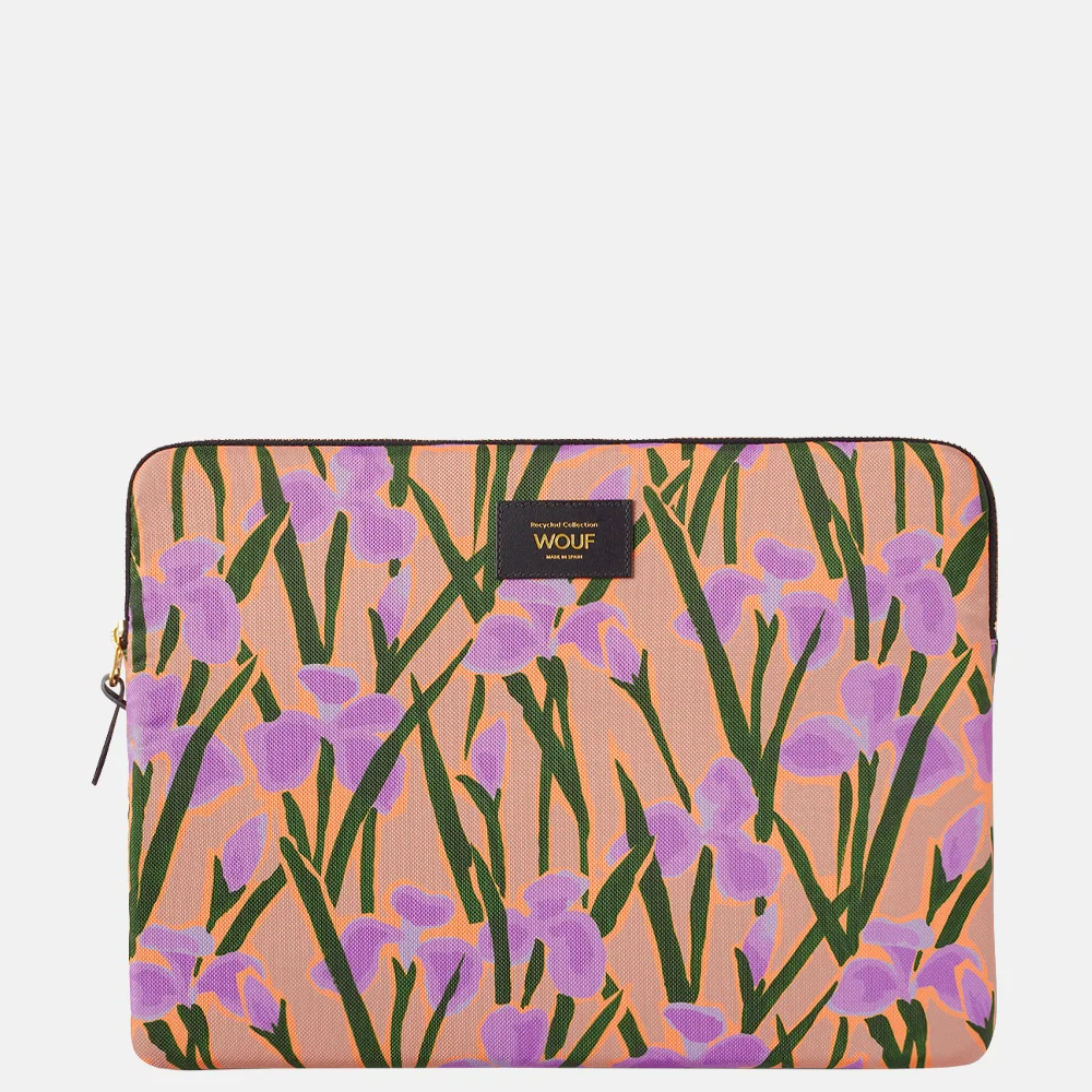 Wouf Iris laptophoes 13/14 inch Flowers