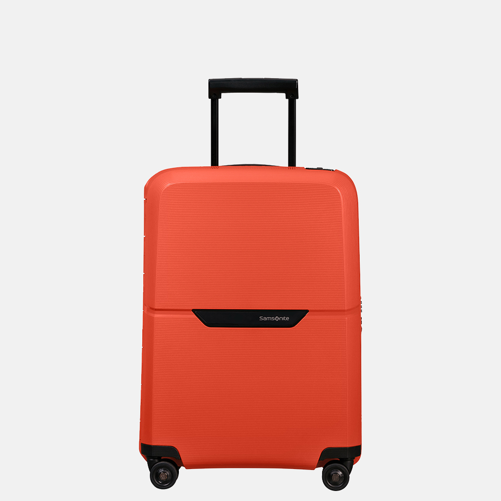 Uitverkoop vleet Burger Samsonite Magnum ECO handbagage koffer 55 cm bright orange bij Duifhuizen