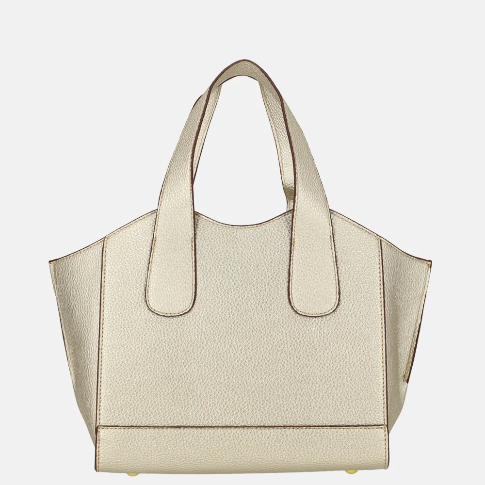 Laurent David Rosa handtas raffia gold bij Duifhuizen