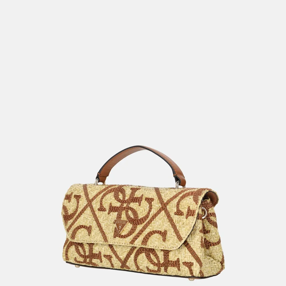 Guess Kirsten handtas natural/caramel bij Duifhuizen