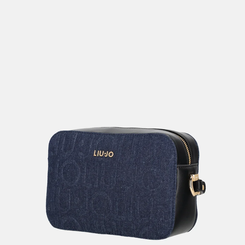 Liu Jo Manhattan crossover crossbody tas dress blue bij Duifhuizen