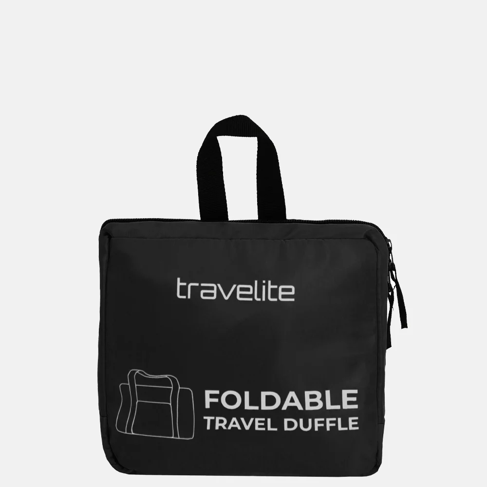 Travelite opvouwbare weekendtas black bij Duifhuizen