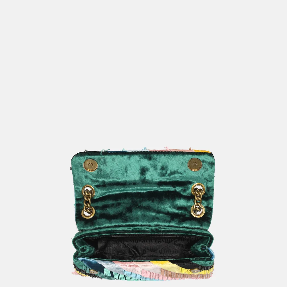 Kurt Geiger Kensington schoudertas mini pastel multi bij Duifhuizen