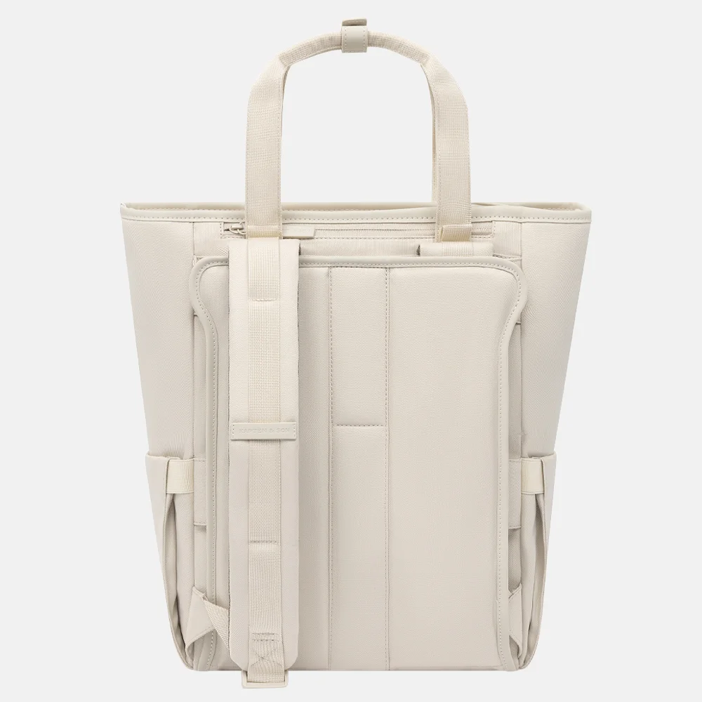 Kapten & Son Lindby Pro laptoprugzak sandstone bij Duifhuizen