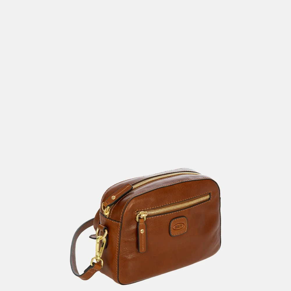 Bric's Volterra crossbody tas tabac bij Duifhuizen