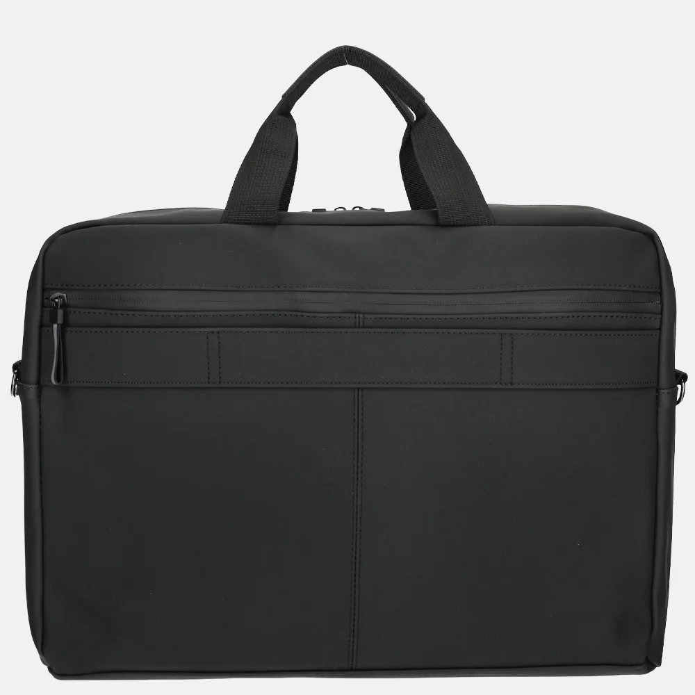 Enrico Benetti Bergen laptoptas 17 inch black bij Duifhuizen