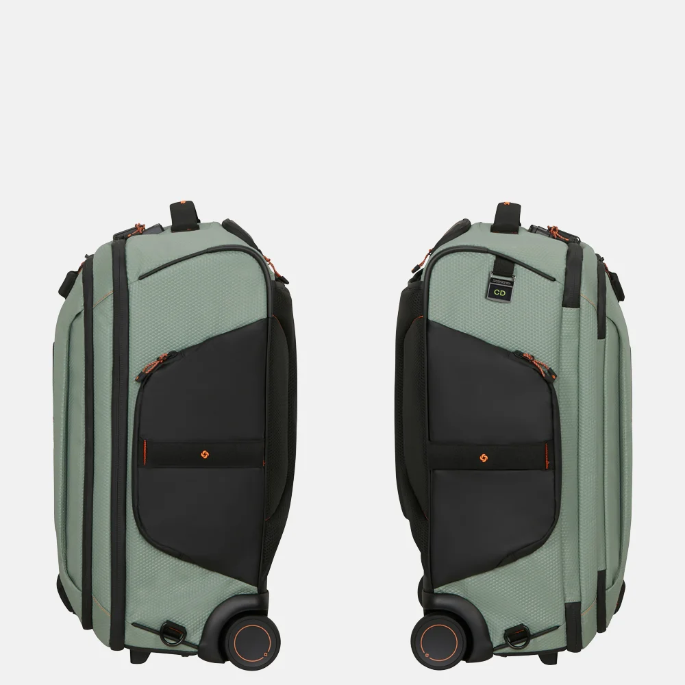 Samsonite Ecodiver rugzak/reistas op wielen light sage bij Duifhuizen
