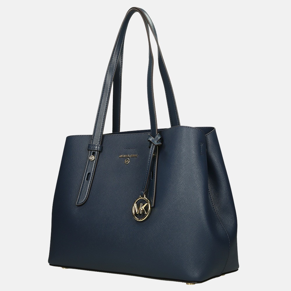 Michael Kors Tote shopper M navy bij Duifhuizen