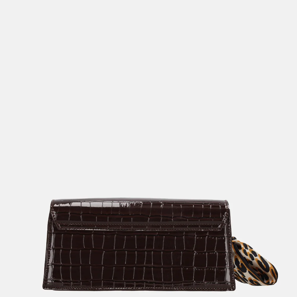 Charm London Knightsbridge schoudertas donkerbruin bij Duifhuizen