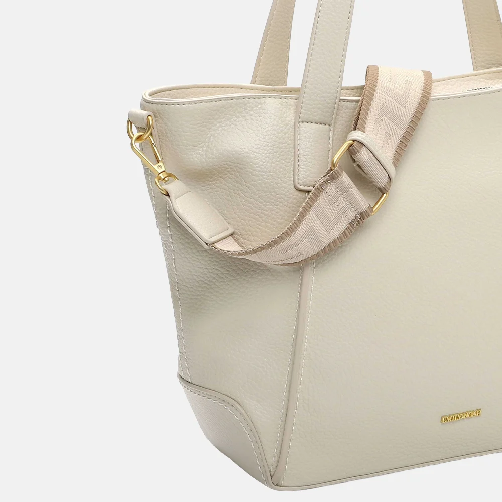 Emily & Noah Julie shopper L beige bij Duifhuizen