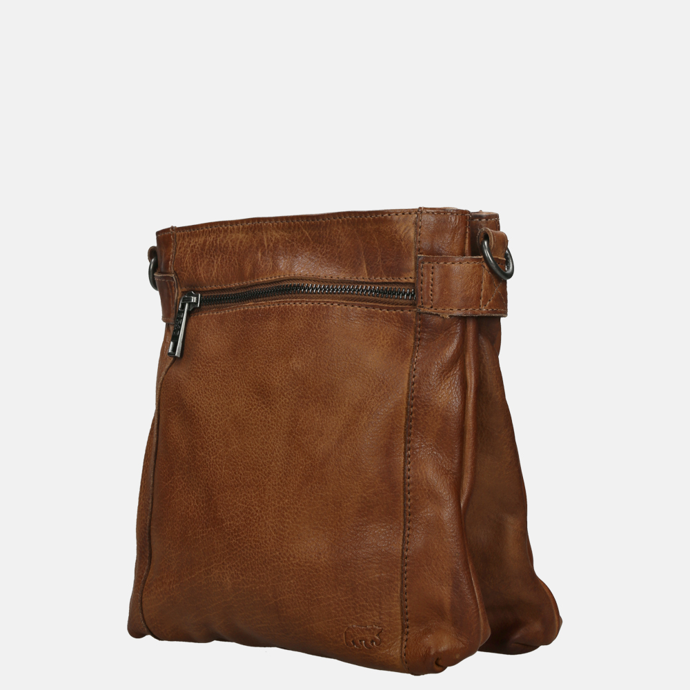 Bear Design schoudertas cognac bij Duifhuizen