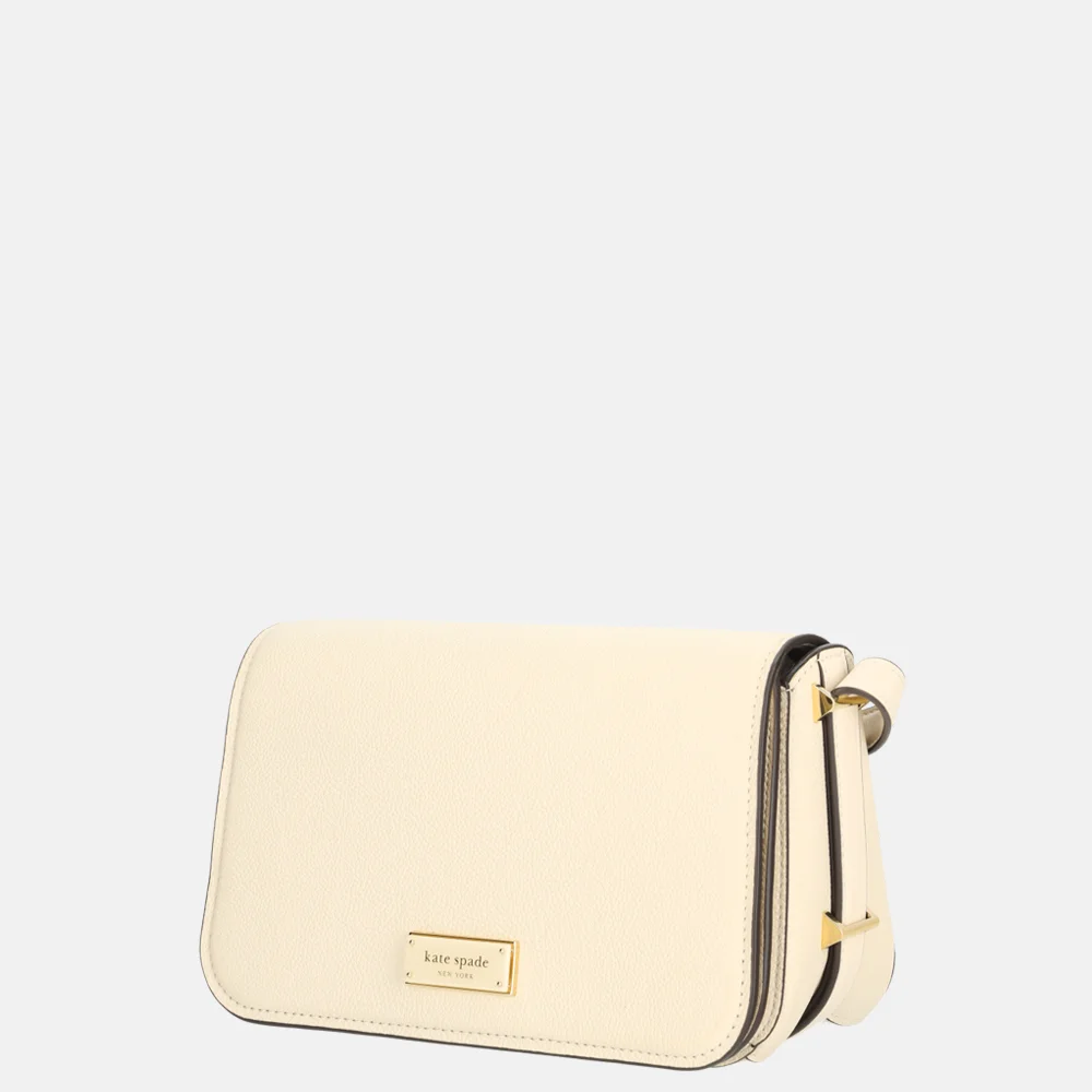 Kate Spade Liv Flap handtas milk glass bij Duifhuizen