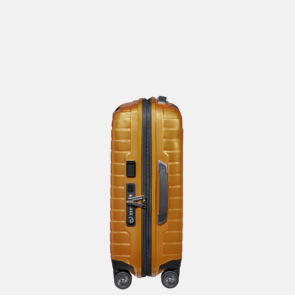 Samsonite Proxis expandable handbagage koffer 55 cm honey gold bij Duifhuizen