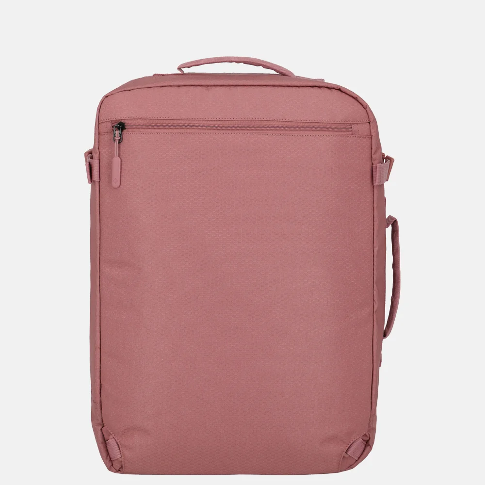 Travelite Kick Off Cabin Size backpack/weekender rugzak rose bij Duifhuizen