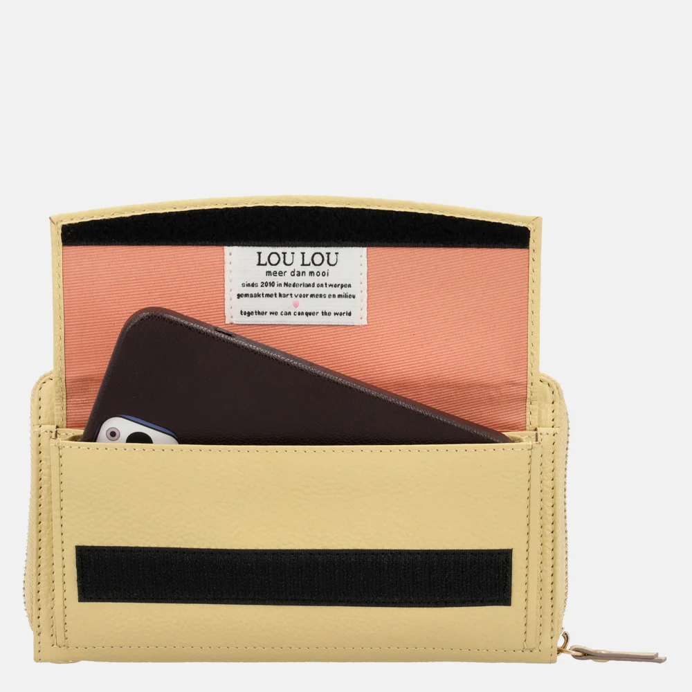Loulou Essentiels SLB portemonnee sorbet yellow bij Duifhuizen