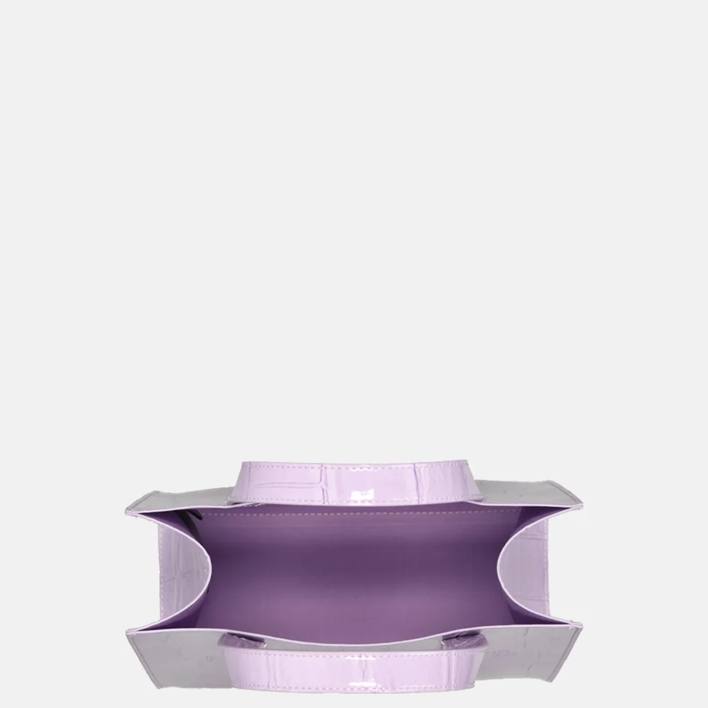 Ted Baker Croccon shopper S lilac bij Duifhuizen