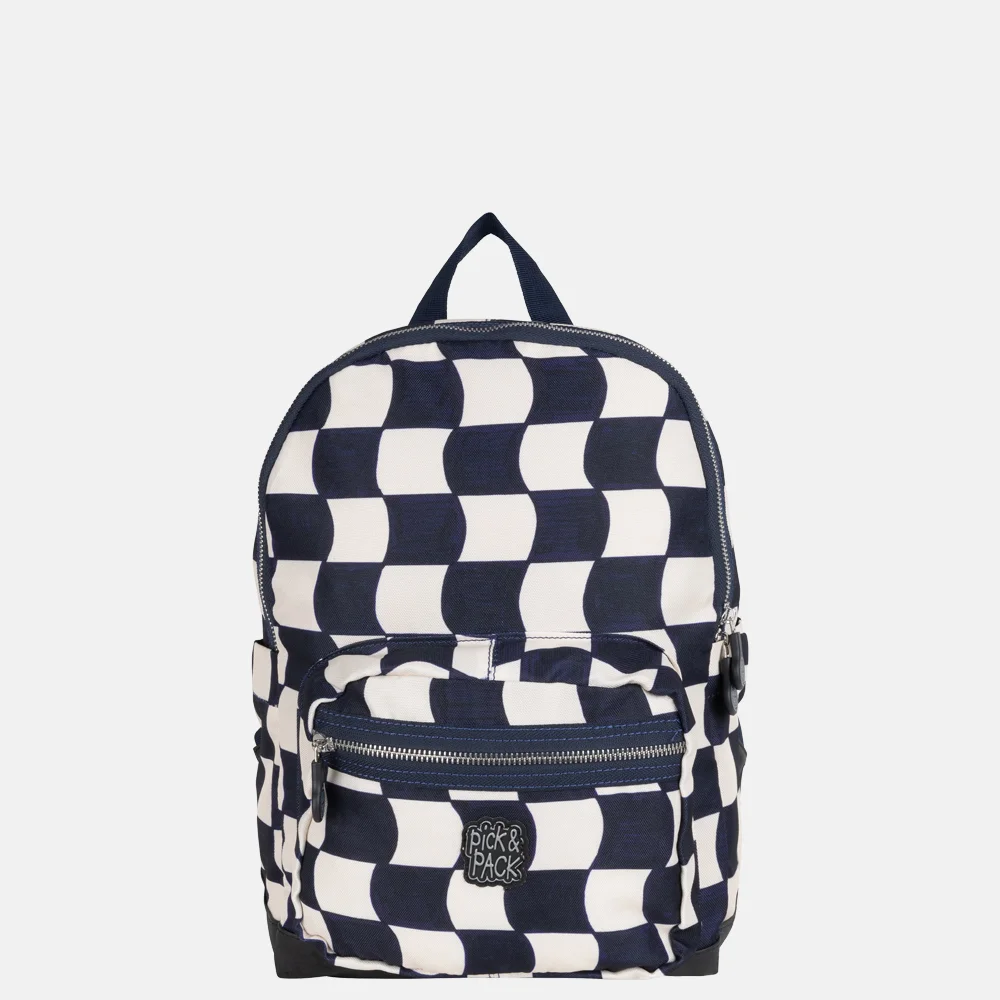 Pick & Pack Check it out kinderrugzak M navy bij Duifhuizen