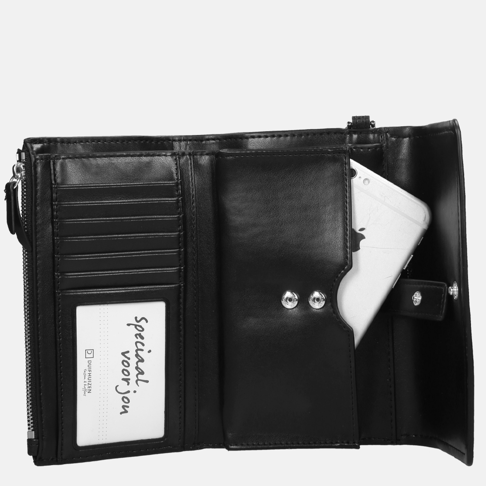 Michael Kors Jet Set Charm portemonnee L black bij Duifhuizen