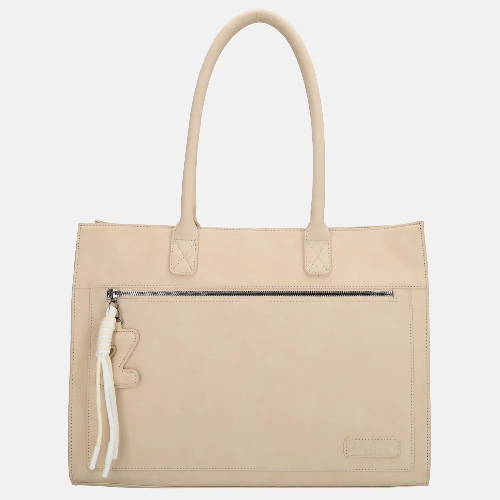 Zebra Trends Rosalyn laptopshopper 15.6 inch beige bij Duifhuizen