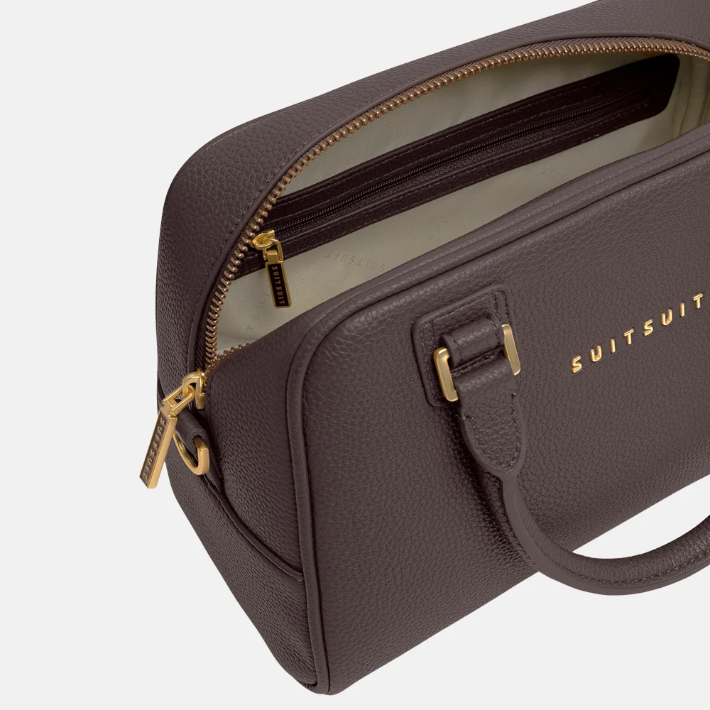 Suitsuit Daily handtas chocolate brown bij Duifhuizen