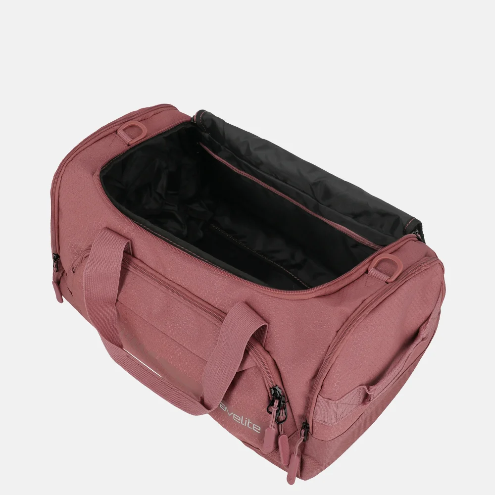 Travelite Duffle Kick Off reistas M rose bij Duifhuizen