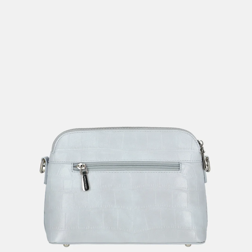Daniele Donati crossbody tas croco lichtblauw bij Duifhuizen