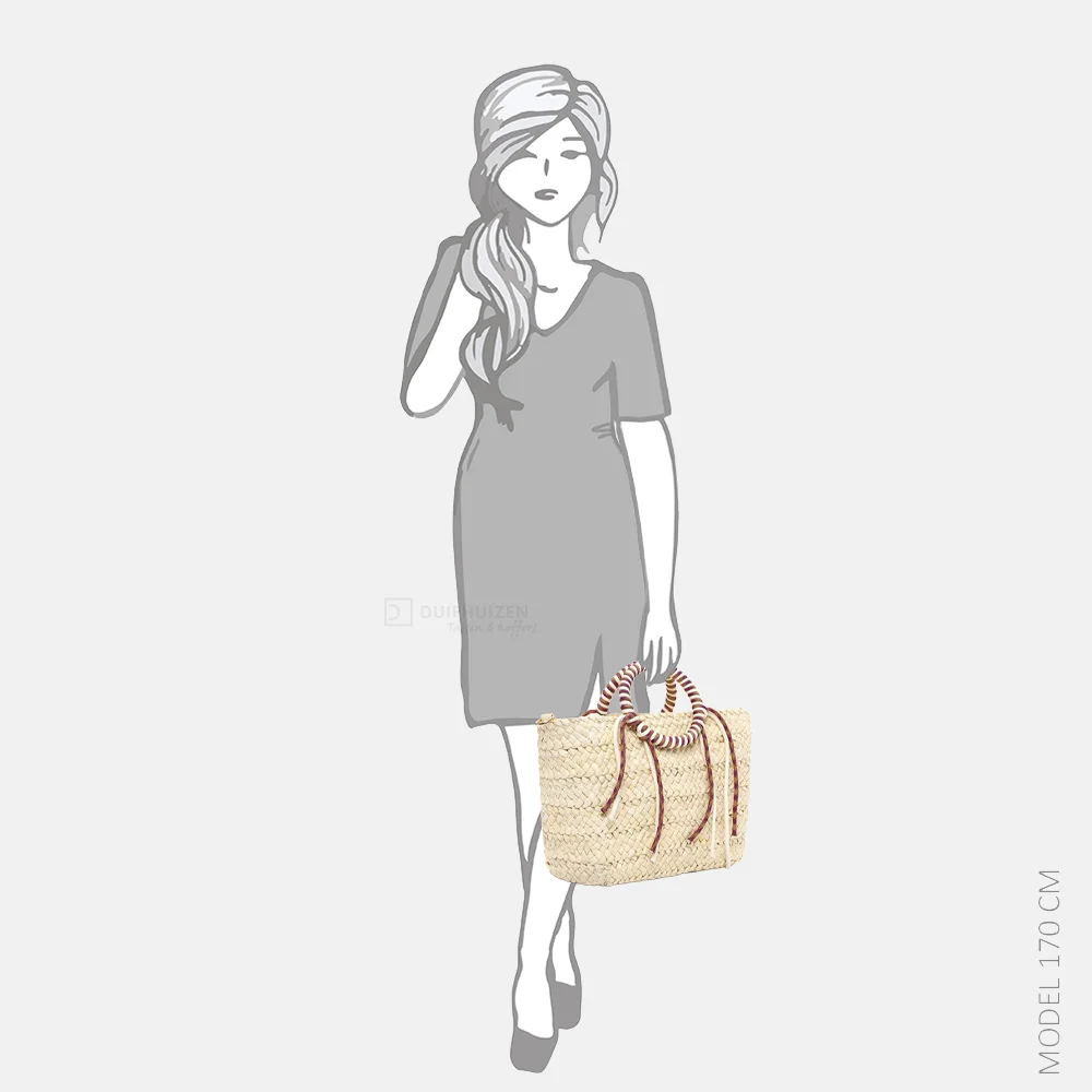 Emily & Noah Jolanda handtas riet S beige bij Duifhuizen